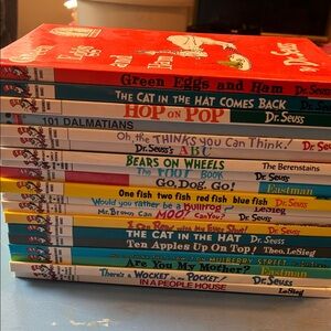 Dr. Seuss Colorful Book Collection - Red, Green, Blue